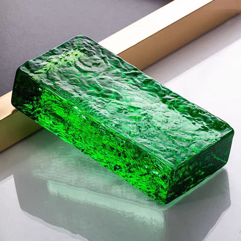 บล็อกแก้ว TIMELESS TILES รุ่น ICE 20X10X5 ซม. สีเขียวใส TRANSPARENT GREEN_3